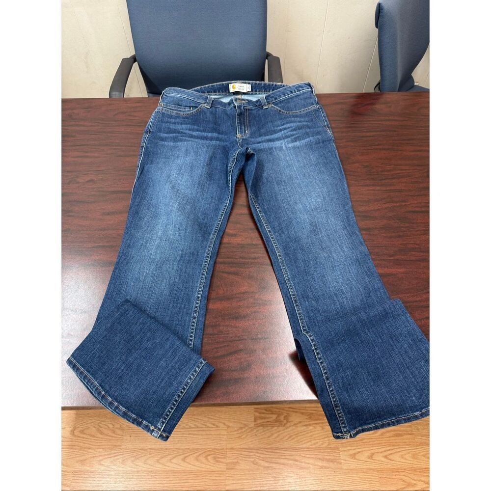 Carhartt Slim Fit Layton Boot Cut Women’s Jeans Size 16